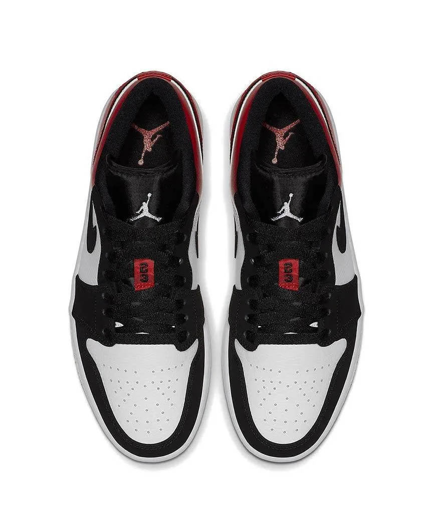 1 Low Black Toe White Black Red