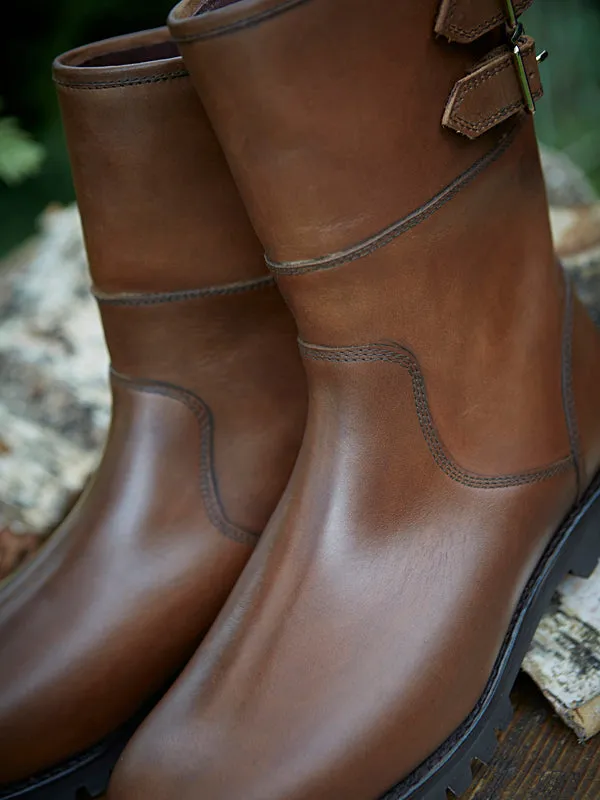 10 " Country Boot in Tan Leather - Men’s - Hawk  - Last few pairs