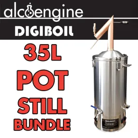 35L Alcoengine Copper Pot Still Bundle