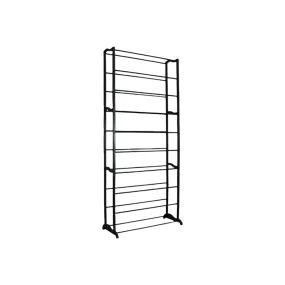 5five Plastic Shoe Rack Black