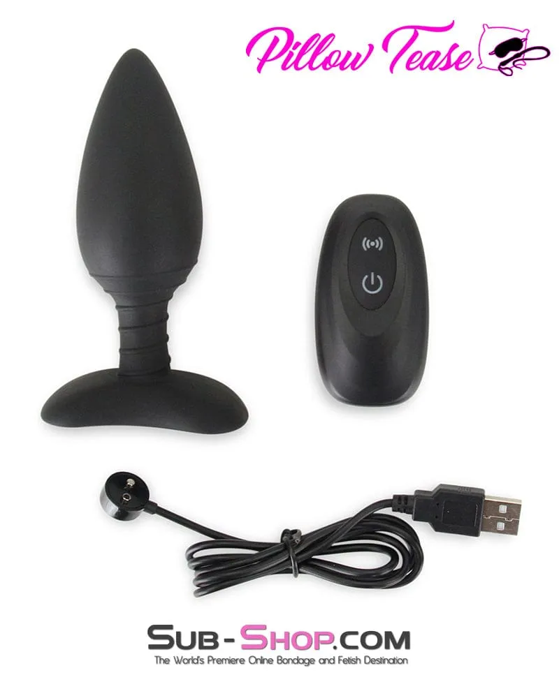 7782M      6 Function Rechargeable Waterproof Wireless Vibrating Anal Plug