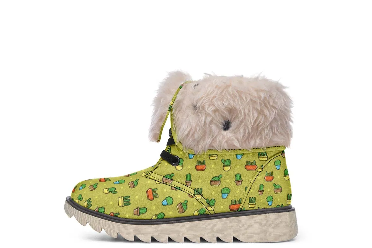 8 Bit Potted Plants Polar Vibe Boots