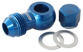 90° Fuel Pump Banjo Kit - Blue AF49-1035