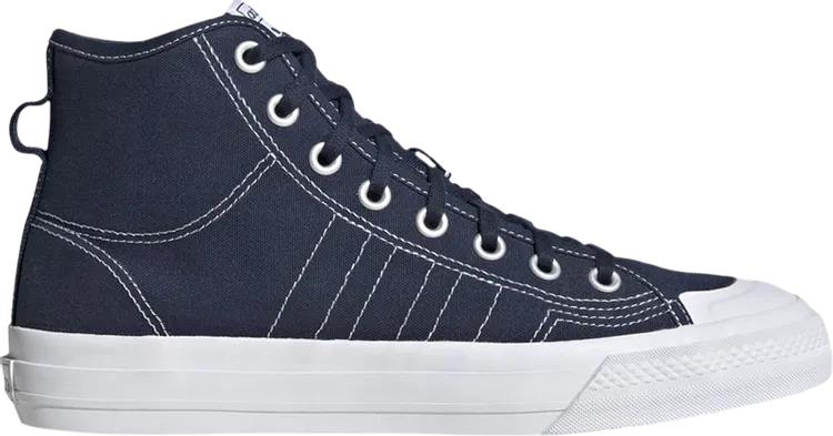 Adidas Nizza High RF 'Night Indigo' sneakers, blue