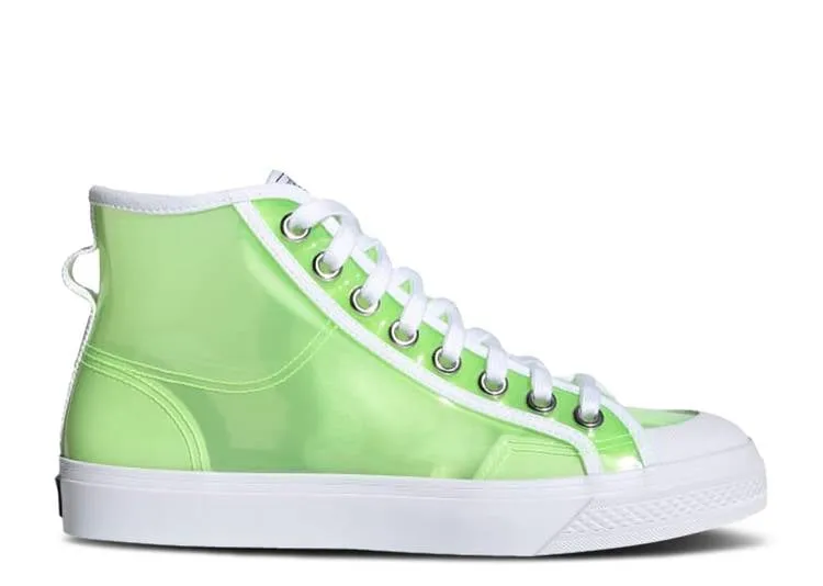 Adidas WMNS NIZZA HIGH 'TRANSLUCENT TINT - SIGNAL GREEN' sneakers, green