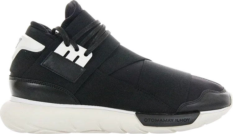 Adidas Y-3 Qasa High 'Black White' sneakers, black