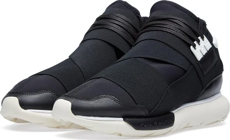 Adidas Y-3 Qasa High 'Black White' sneakers, black