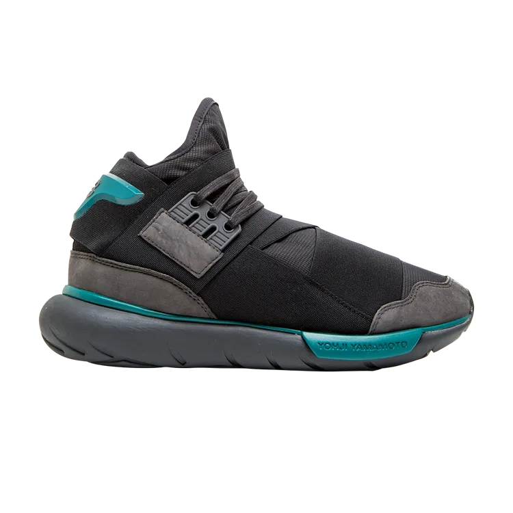 Adidas Y-3 Qasa High 'Charcoal Black' sneakers, black