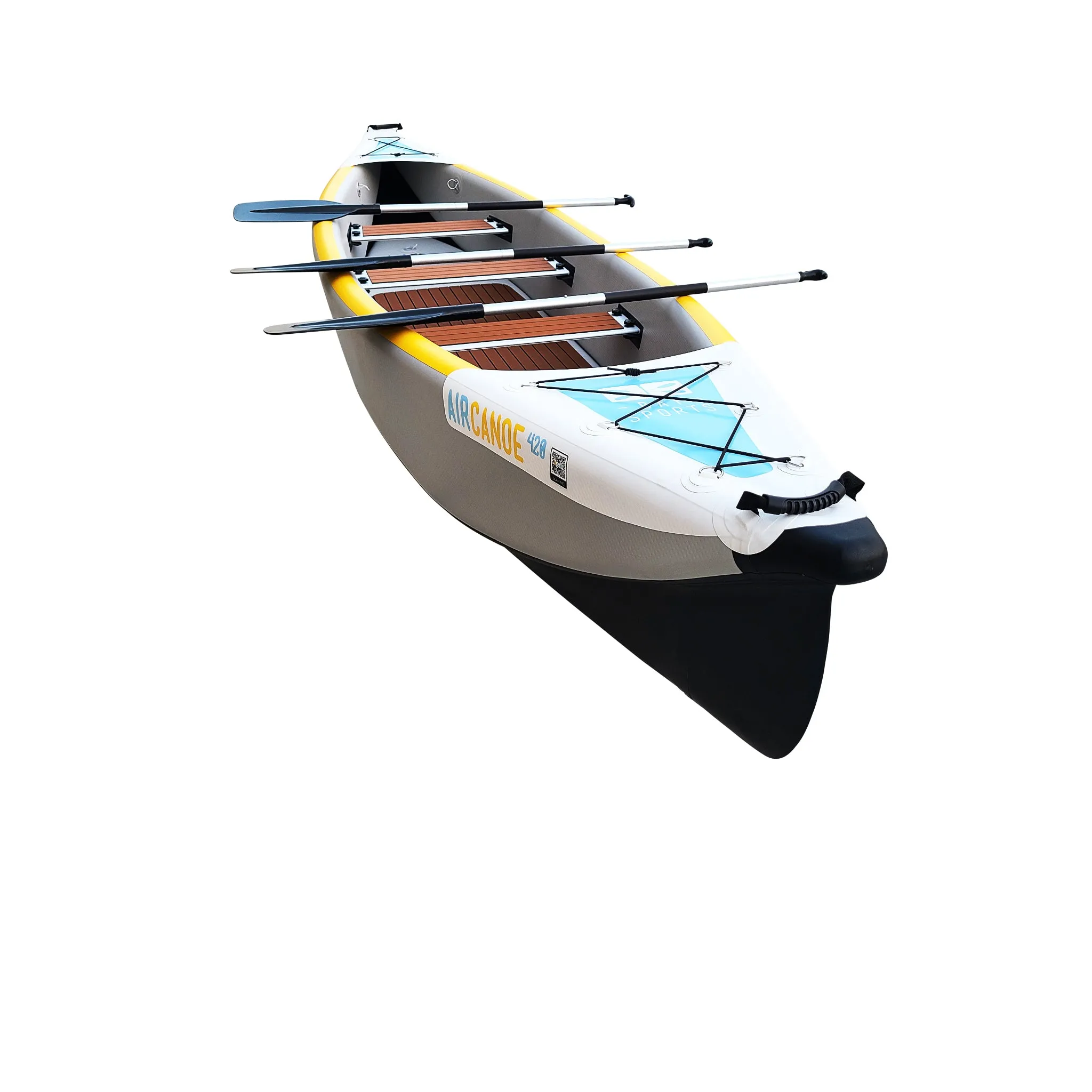 Air Canoe 420 - 4.2m 3-Seater Inflatable Canoe