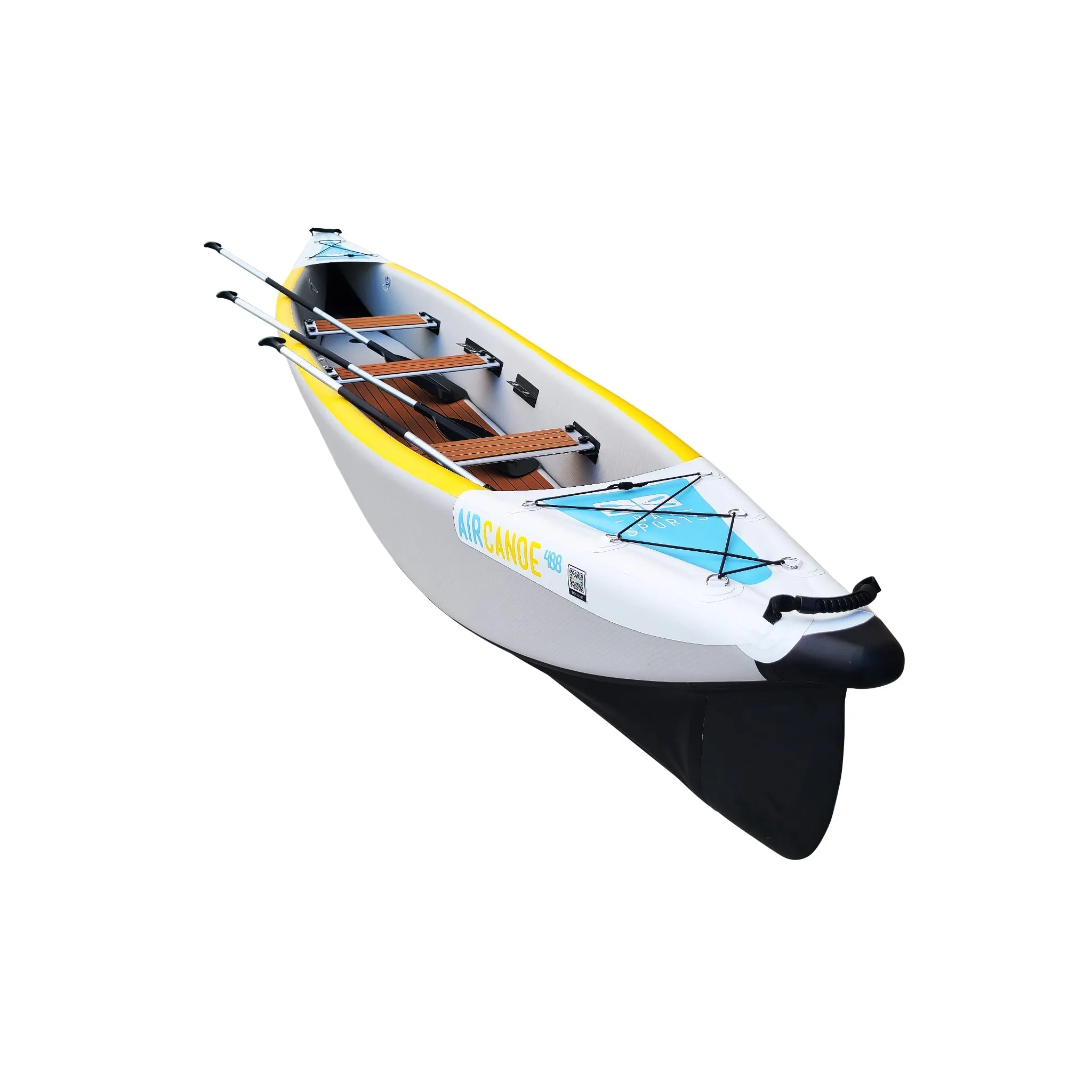 Air Canoe 488 - 4.88m 3-Seater Inflatable Canoe