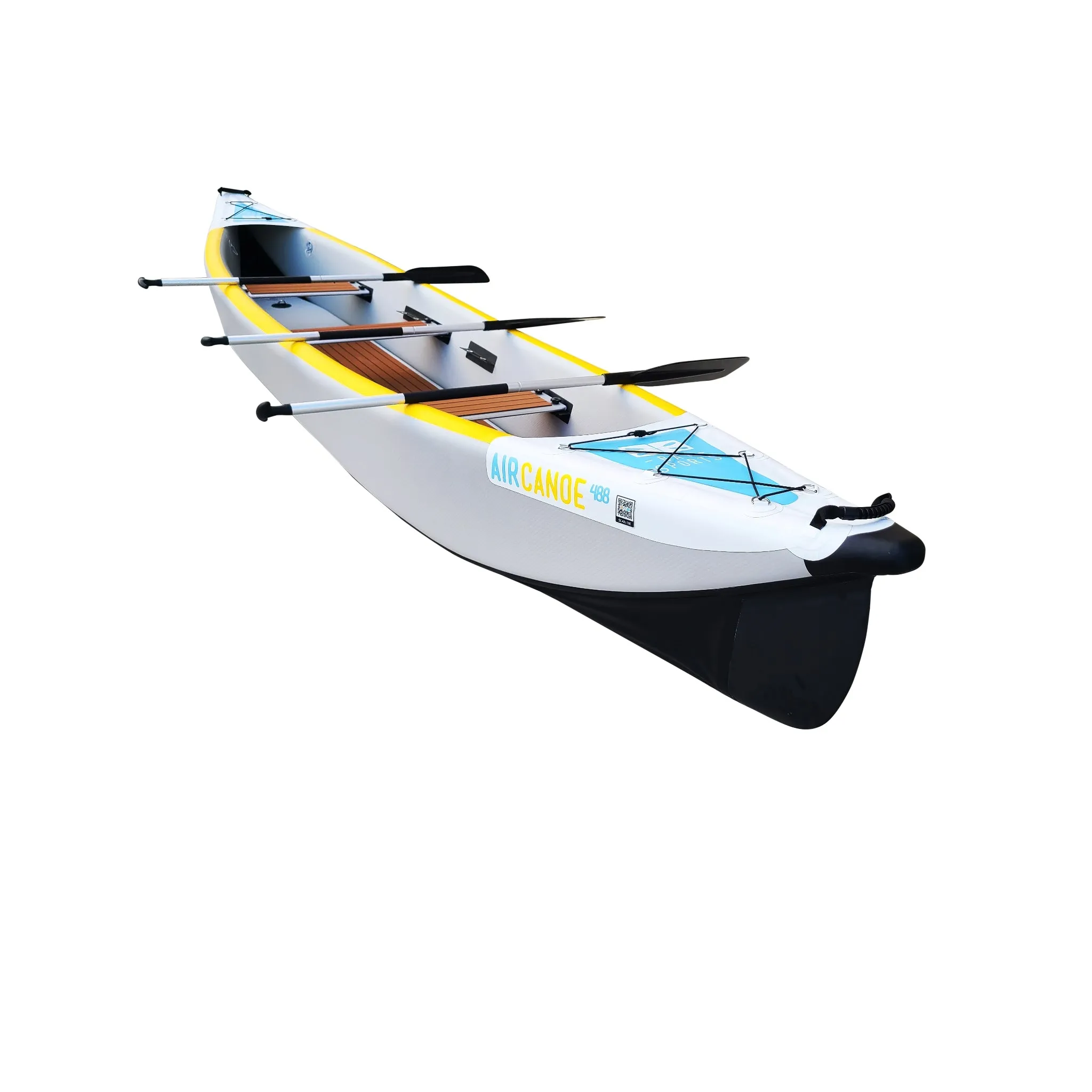 Air Canoe 488 - 4.88m 3-Seater Inflatable Canoe