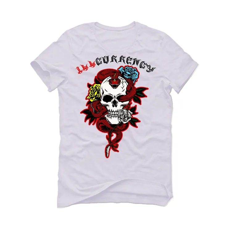 Air Jordan 1 High OG “Spider-Man: Across the Spider-Verse” | ILLCURRENCY White T-Shirt (Skeleton Rose)