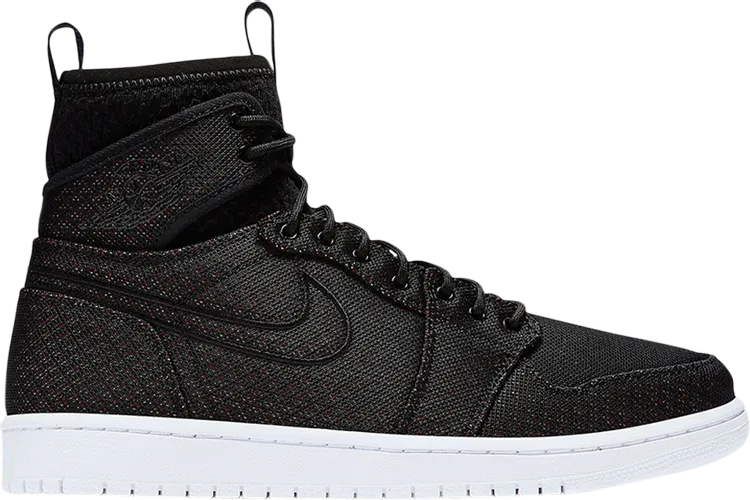 Air Jordan 1 High Ultra Black sneakers, black