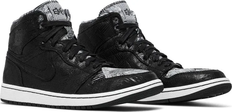 Air Jordan 1 Retro High BHM Sneakers, Black