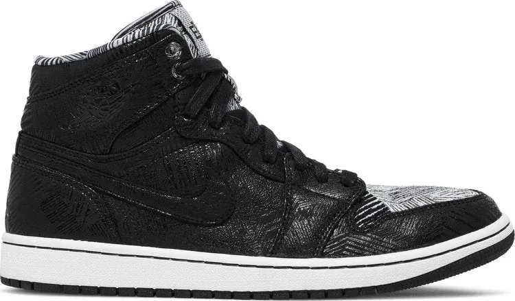 Air Jordan 1 Retro High BHM Sneakers, Black