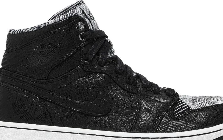 Air Jordan 1 Retro High BHM Sneakers, Black