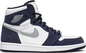 Air Jordan 1 Retro High coP Midnight Navy Suitcase Special Box, blue