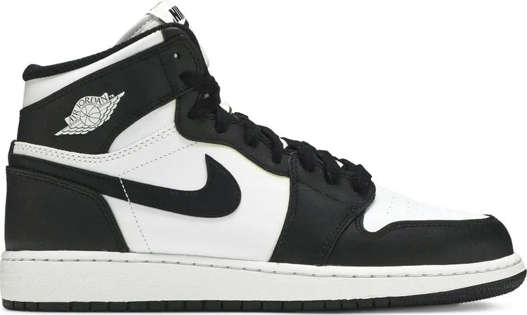 Air Jordan 1 Retro High OG BG Black White 2014 sneakers, black