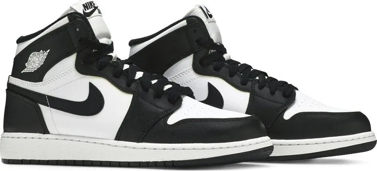 Air Jordan 1 Retro High OG BG Black White 2014 sneakers, black