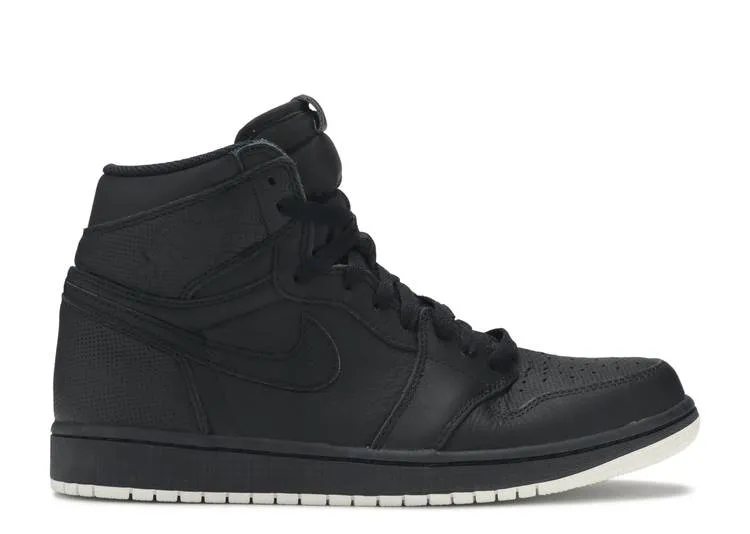 AIR JORDAN 1 RETRO HIGH OG 'PERFORATED' sneakers, black