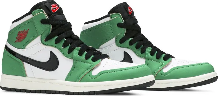 Air Jordan 1 Retro High OG PS Lucky Green sneakers, green