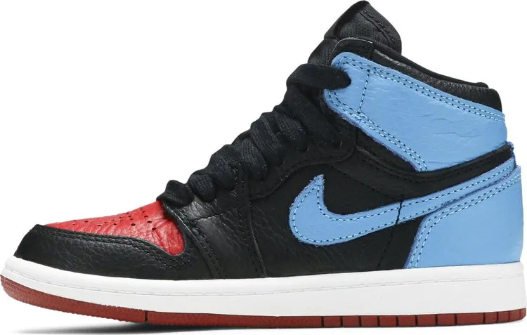 Air Jordan 1 Retro High OG PS UNC to Chicago sneakers, black