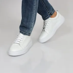 Alexander Structure White Sneakers: Pure Simplicity