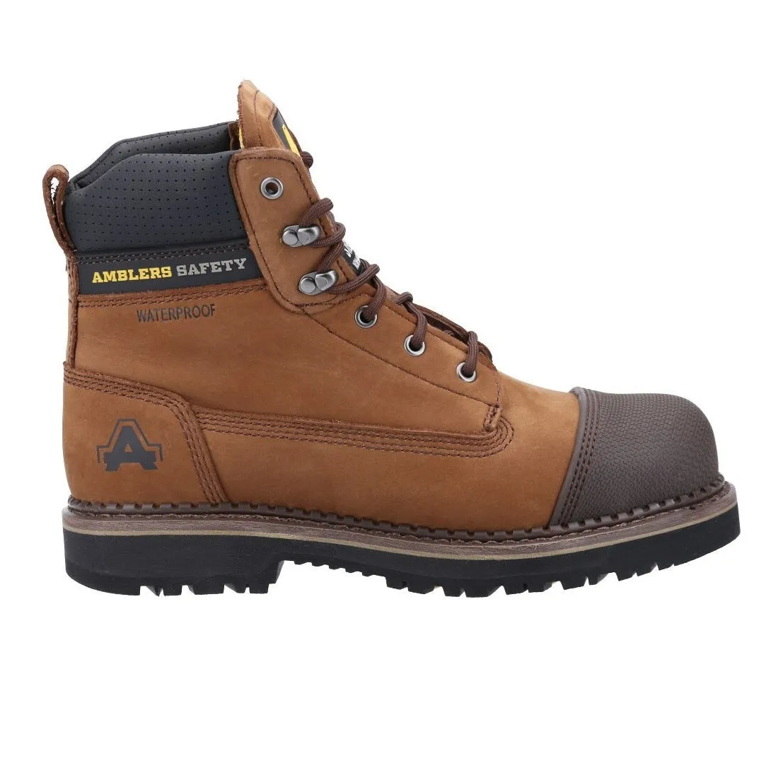 Amblers Mens AS233 Leather Scuff Boot