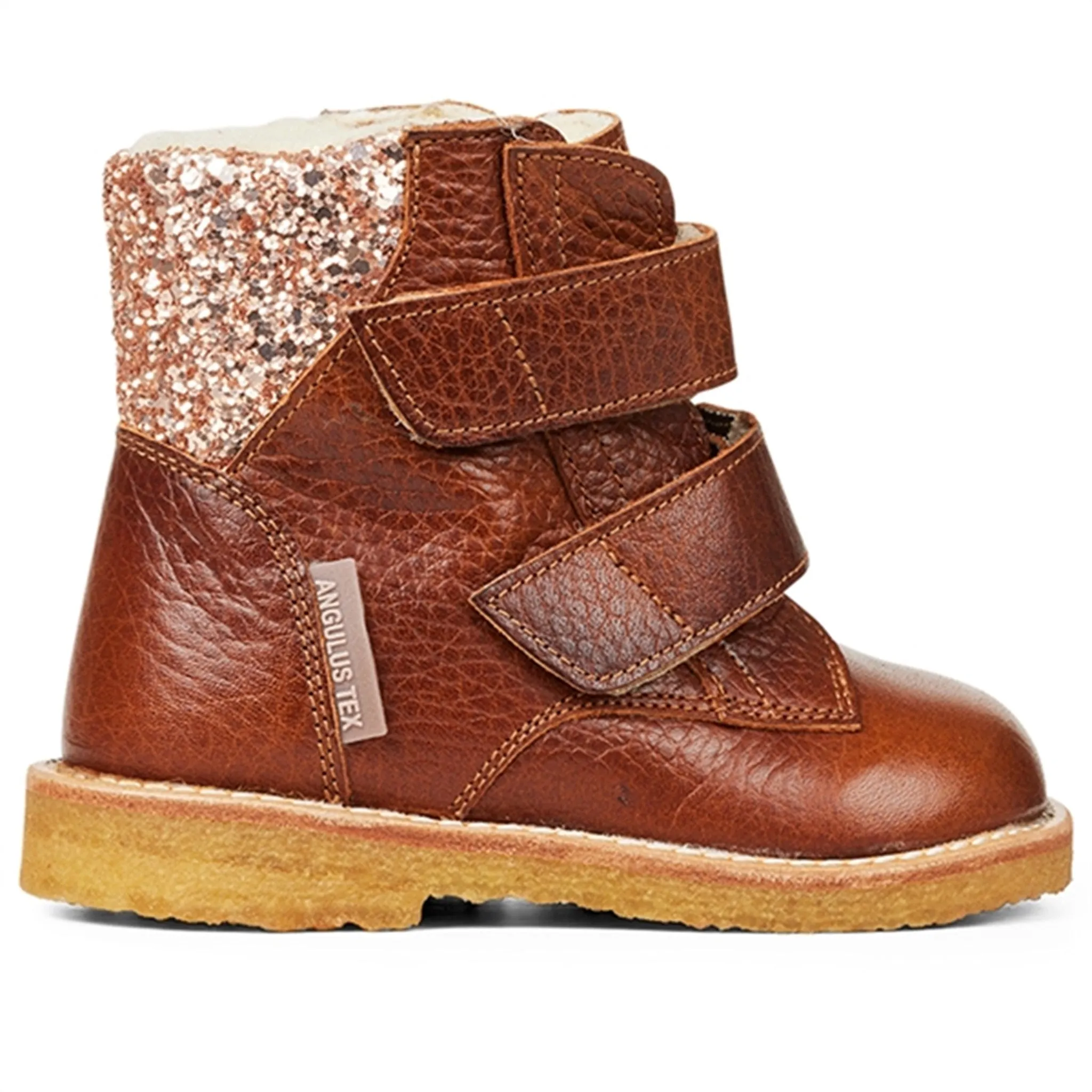 Angulus Starter Tex boots With Velcro Cognac/Maple