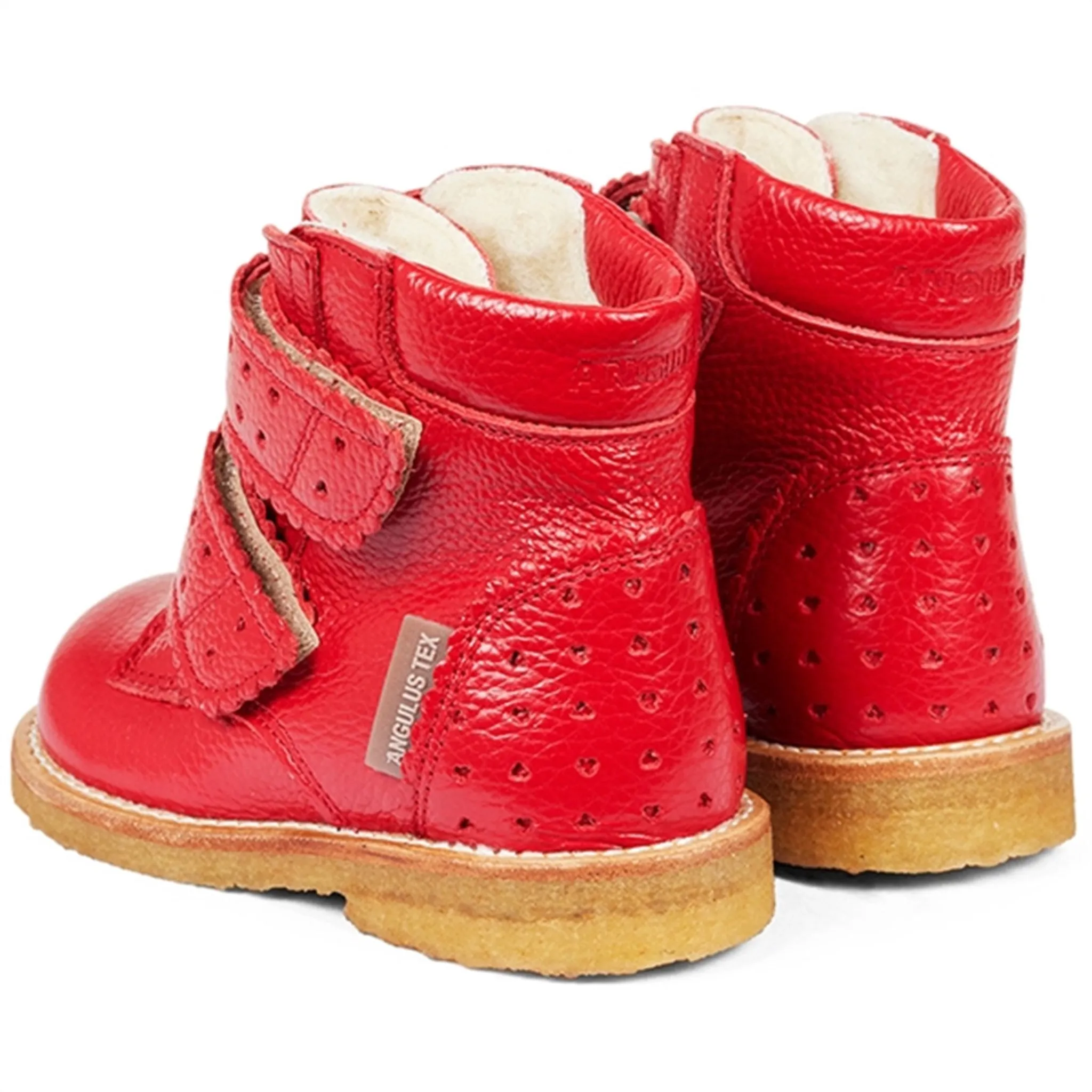 Angulus Starter Tex boots With Velcro Red