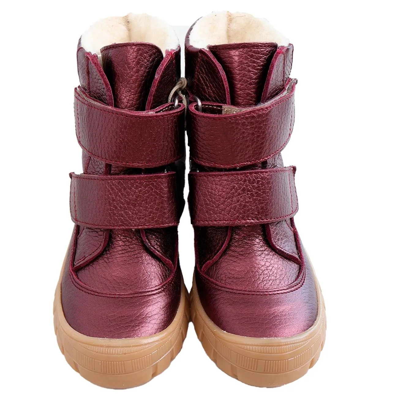 Angulus Tex-Boots With Velcro Bordeaux Shine