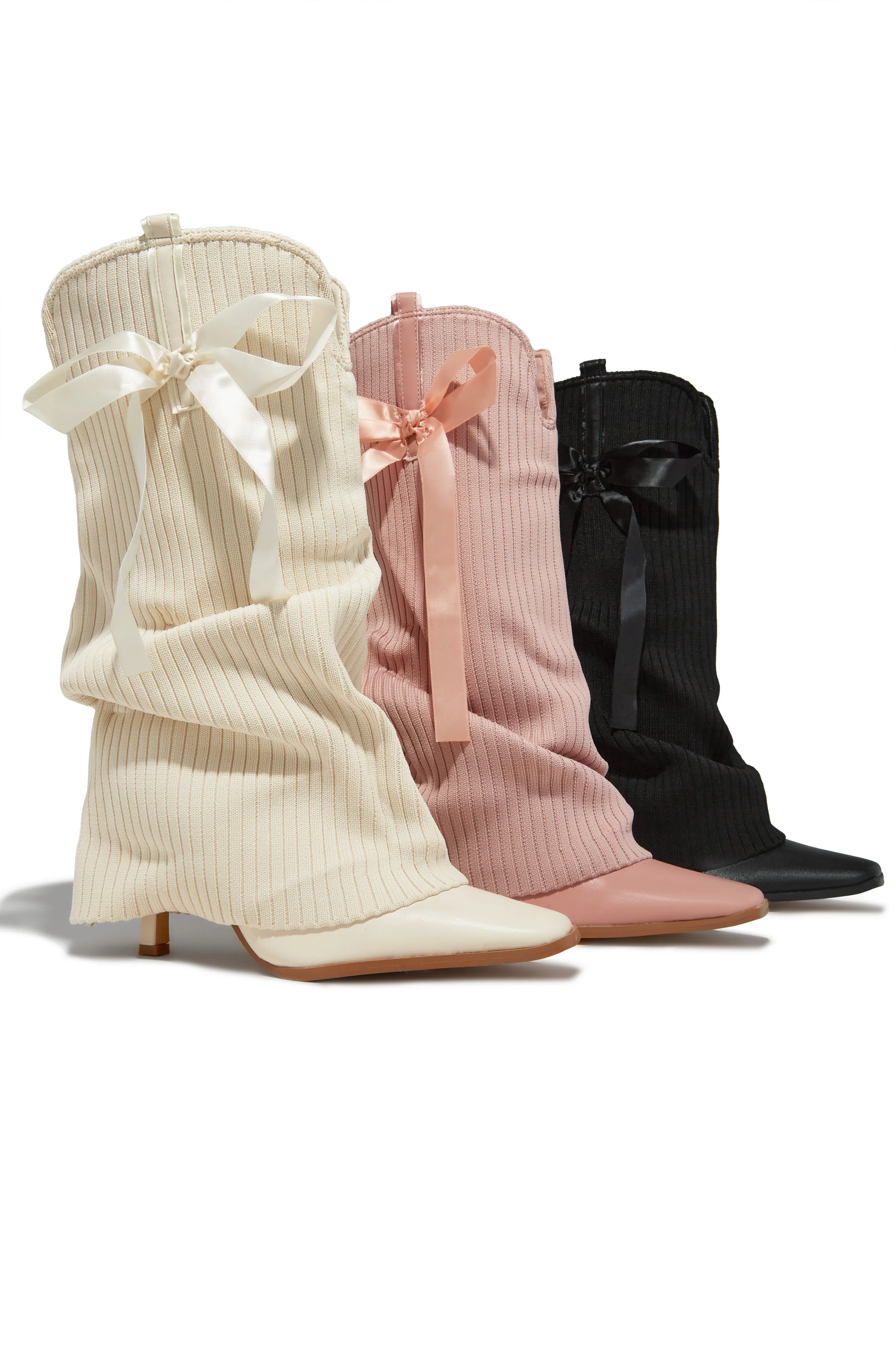 Annalee Below The Knee Slouch Boots - Pink