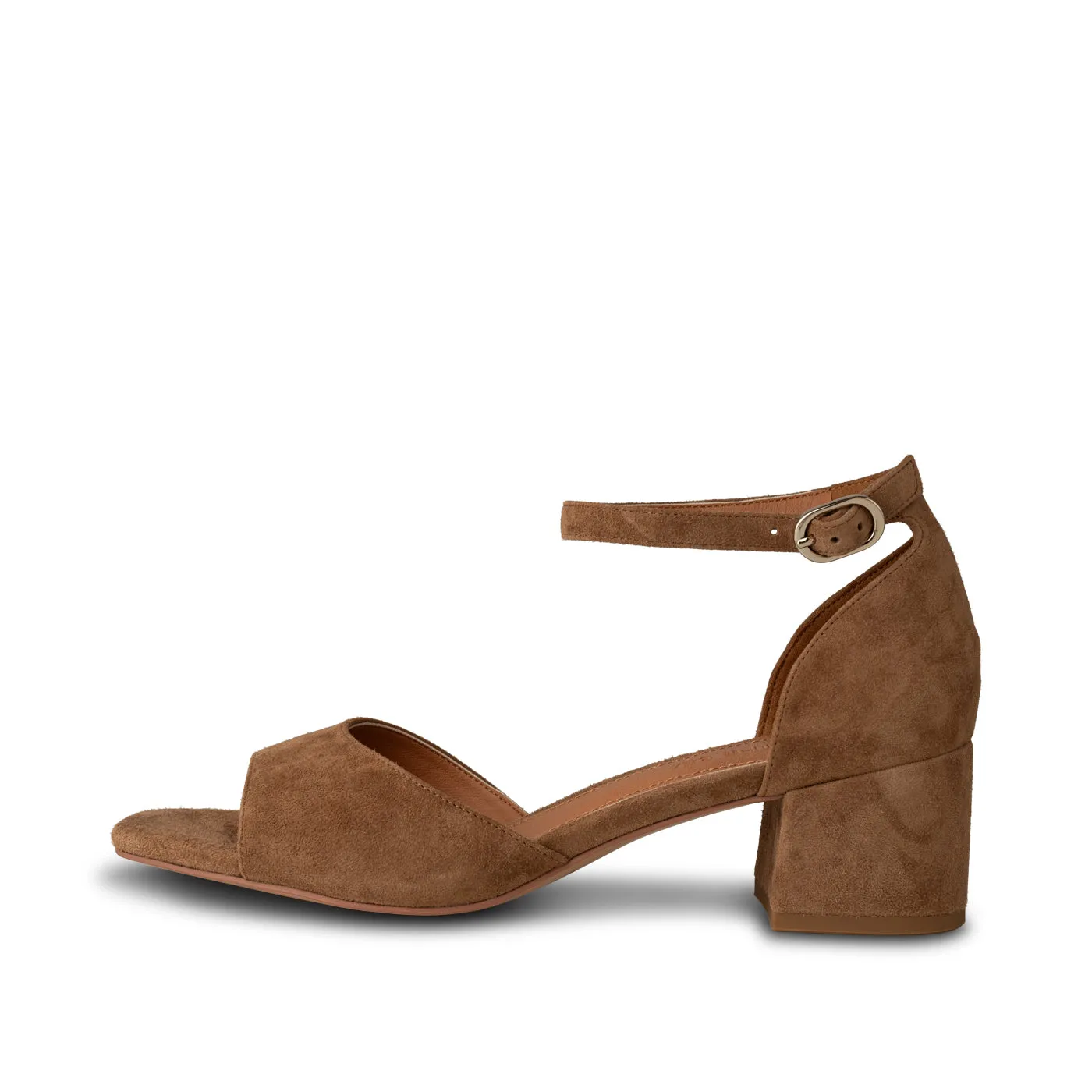 Anni sandal ruskind - Caramel