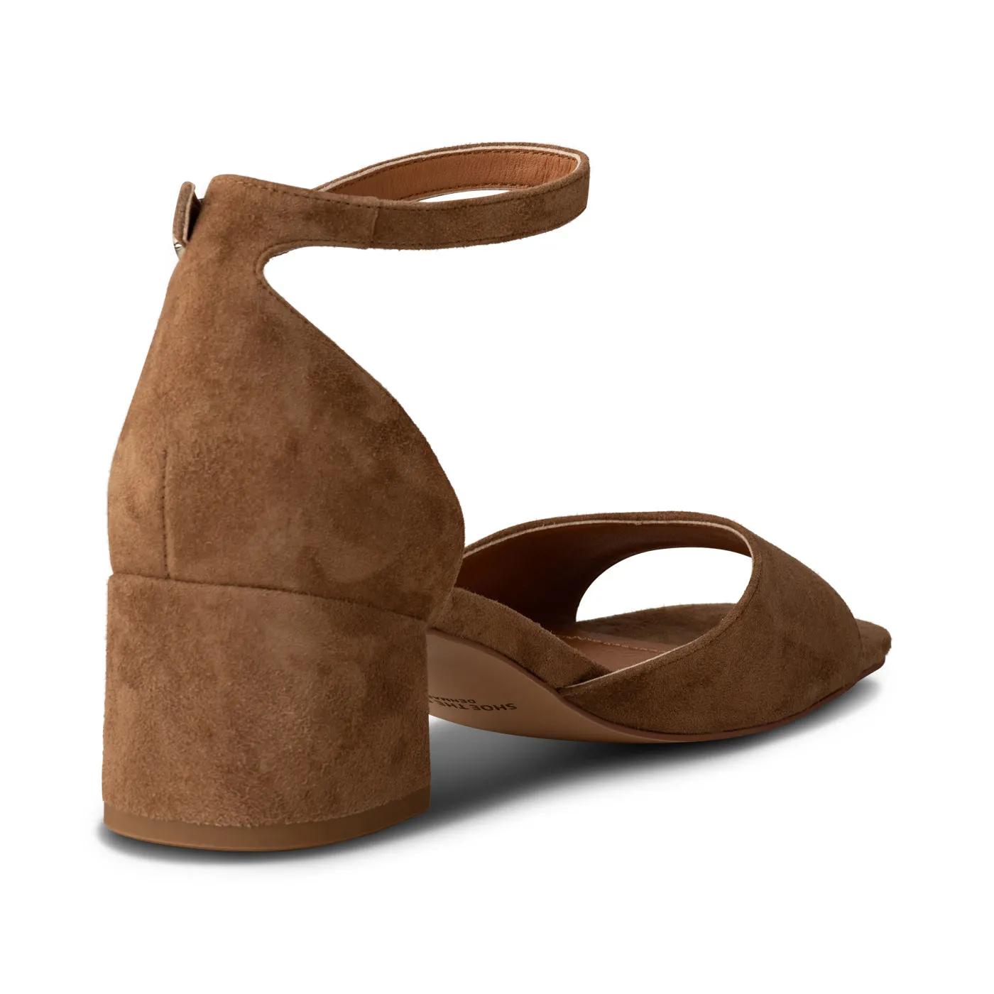 Anni sandal ruskind - Caramel