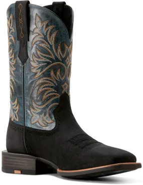 Ariat Men's Black Suede Oakwood Cowboy Boot