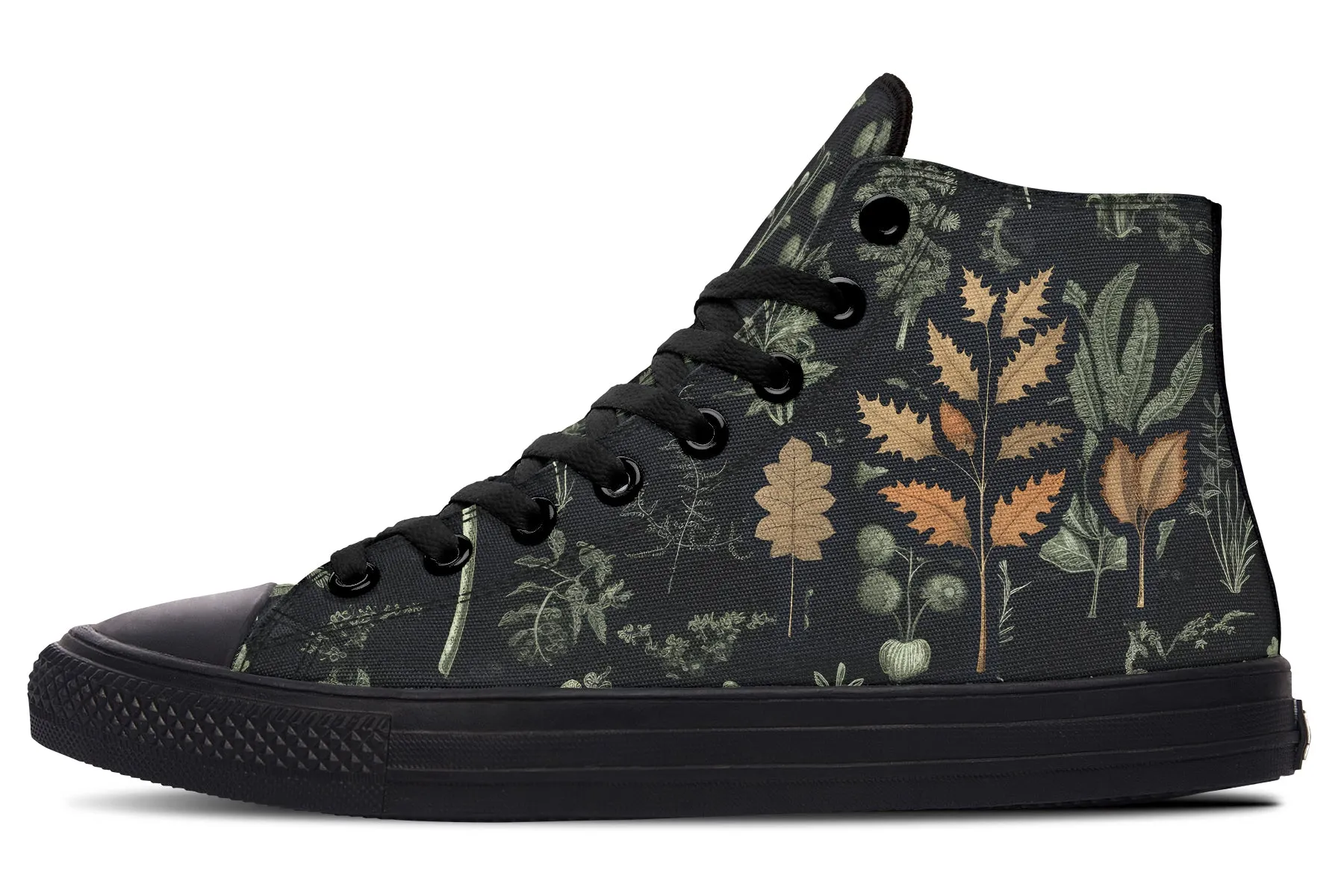 Autumn Memoir High Tops - Classic Premium Canvas Shoes with Comfortable and Durable Soles