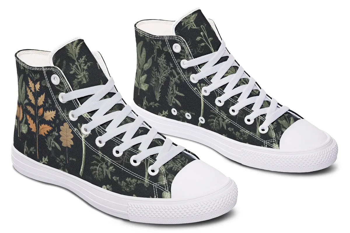 Autumn Memoir High Tops - Classic Premium Canvas Shoes with Comfortable and Durable Soles