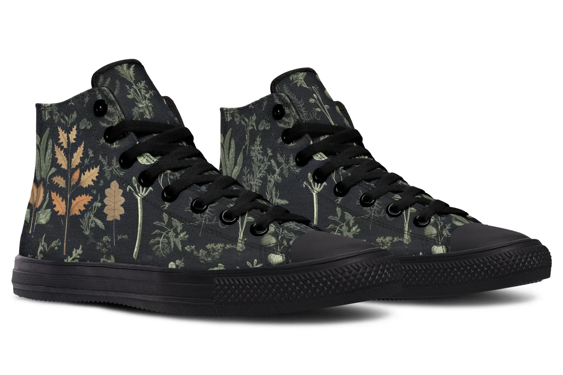 Autumn Memoir High Tops - Classic Premium Canvas Shoes with Comfortable and Durable Soles