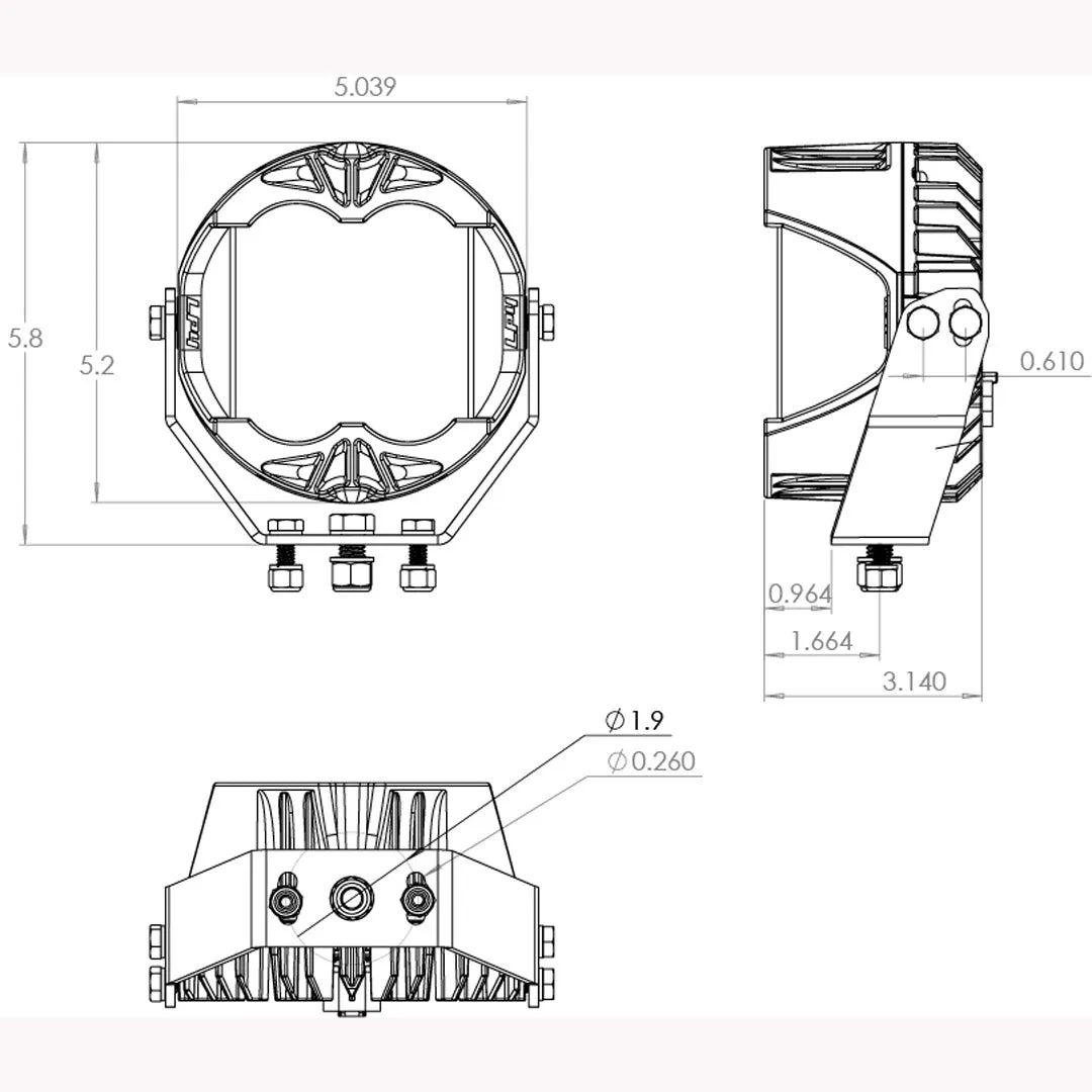 Baja Designs - LP4 Pro LED Auxiliary Light Pod - Universal