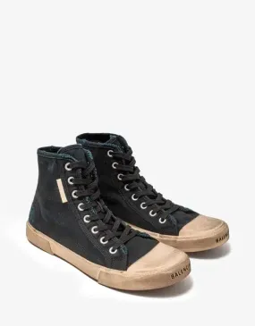 Balenciaga Black Paris High Top Trainers