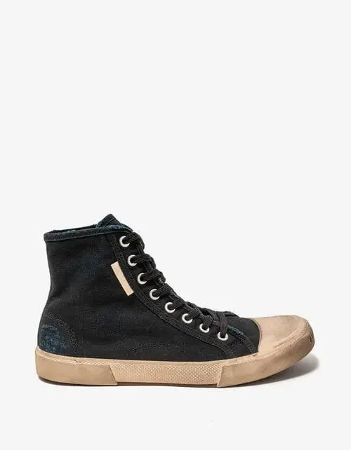 Balenciaga Black Paris High Top Trainers