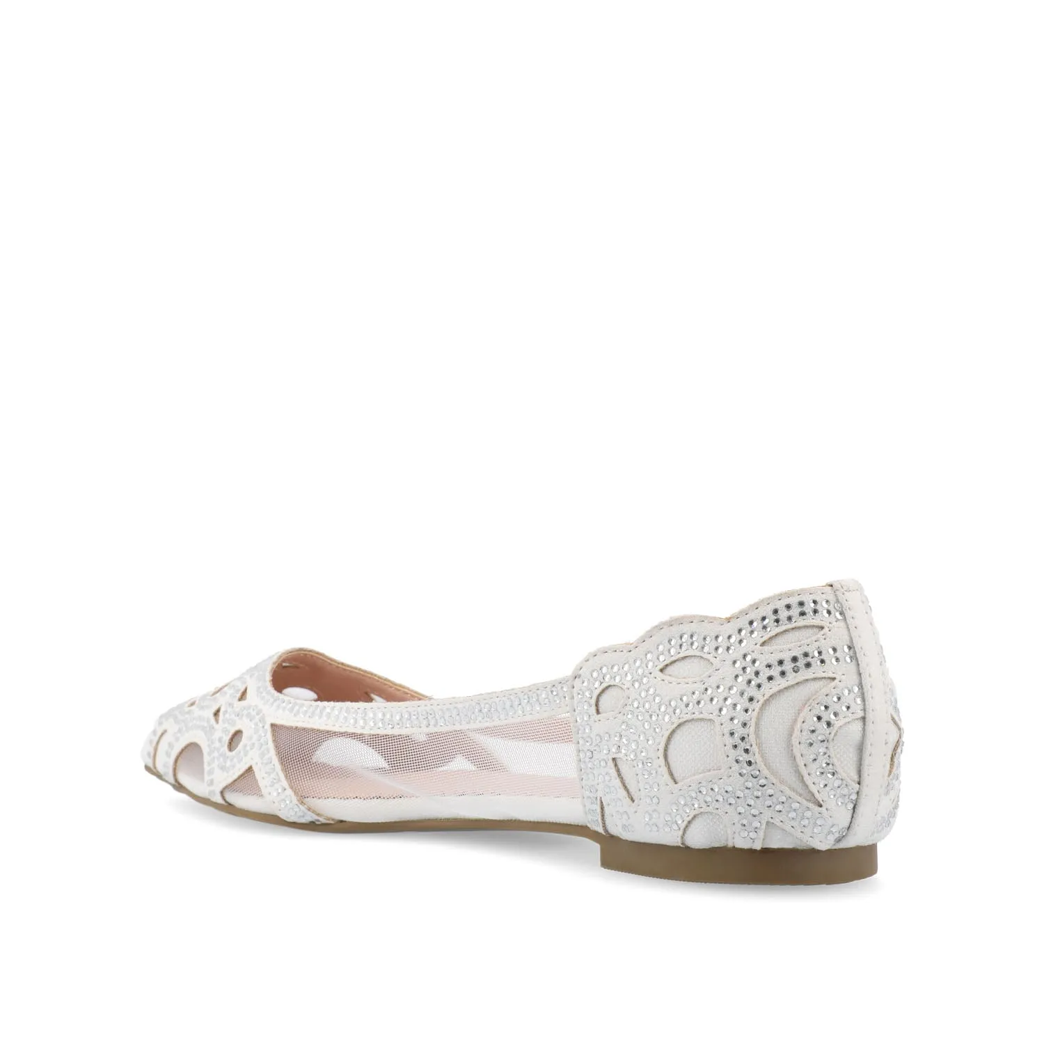 BATAVIA BALLET FLATS IN FAUX SUEDE & MESH