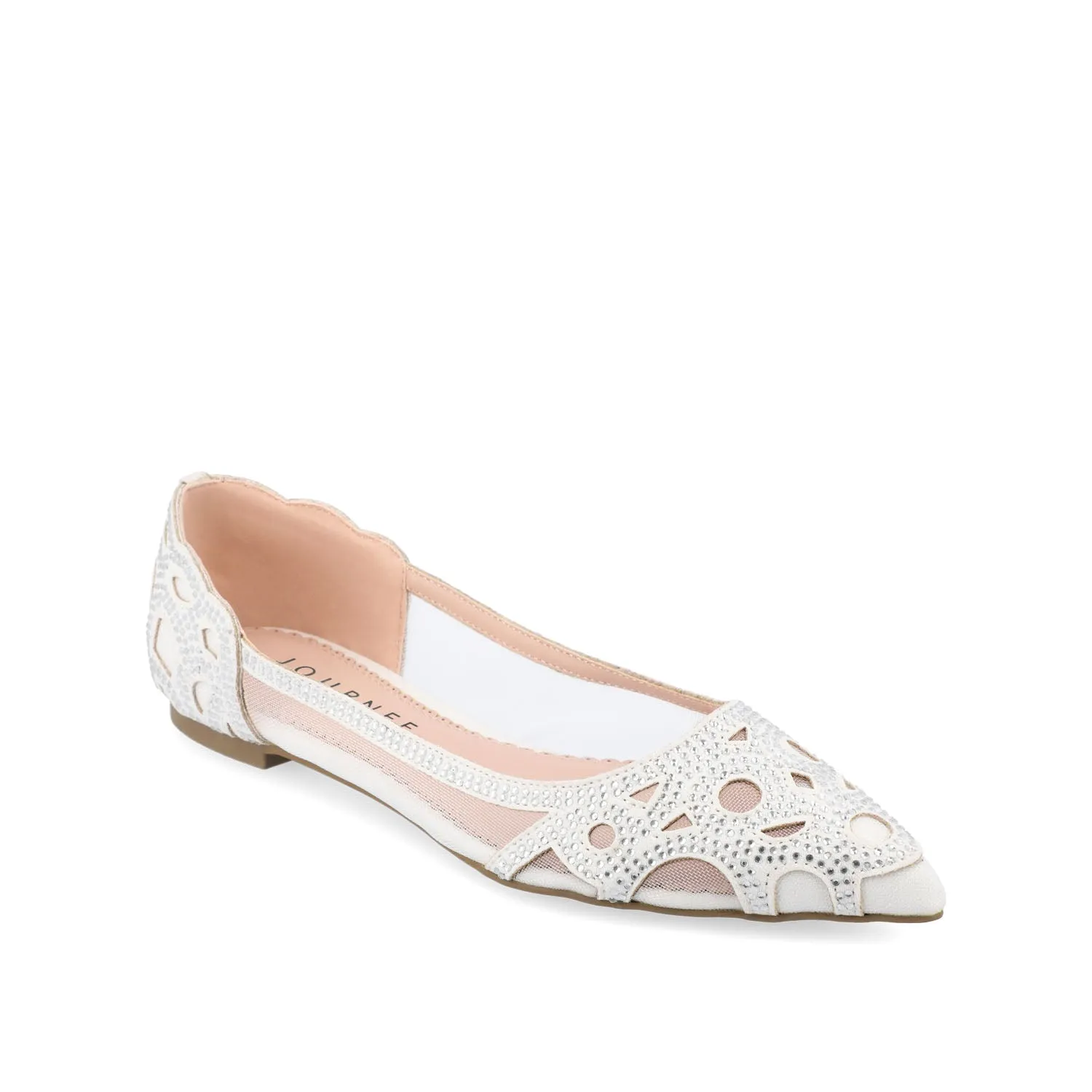 BATAVIA BALLET FLATS IN FAUX SUEDE & MESH