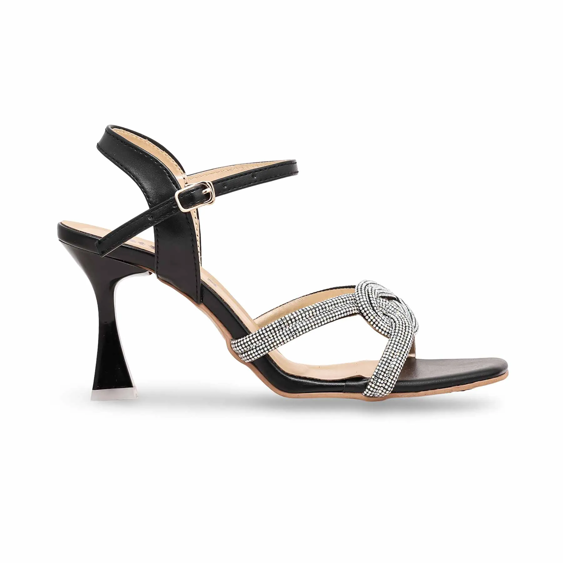 Black Fancy Sandal FN5910