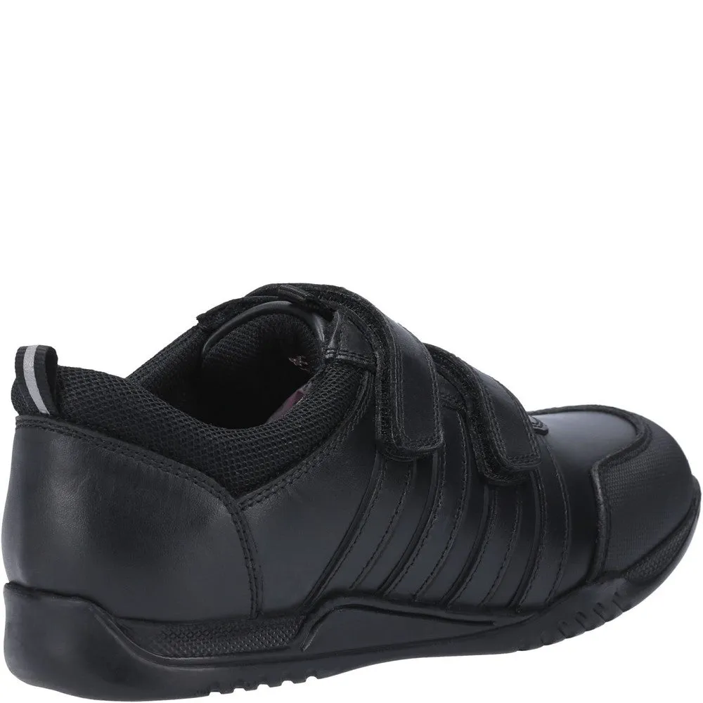 Black Josh Senior School Shoes