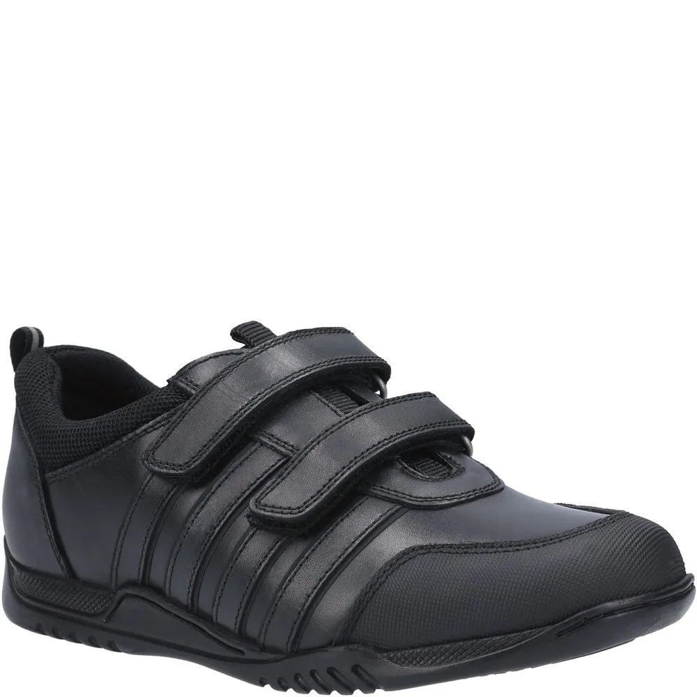 Black Josh Senior School Shoes