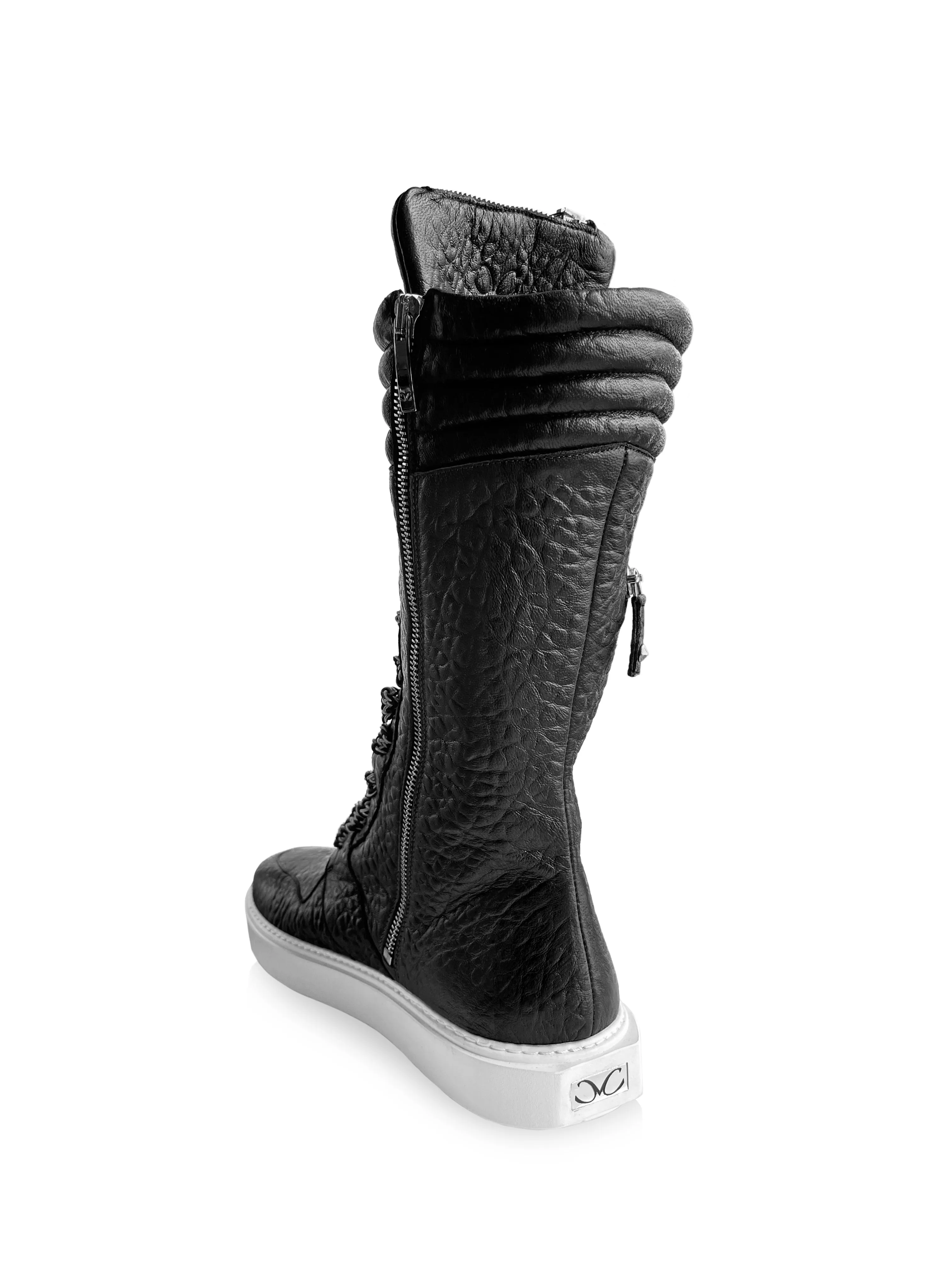 BLAINE BLACK SNEAKER BOOTS