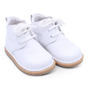 Borboleta White 'Zachary' Leather Boots