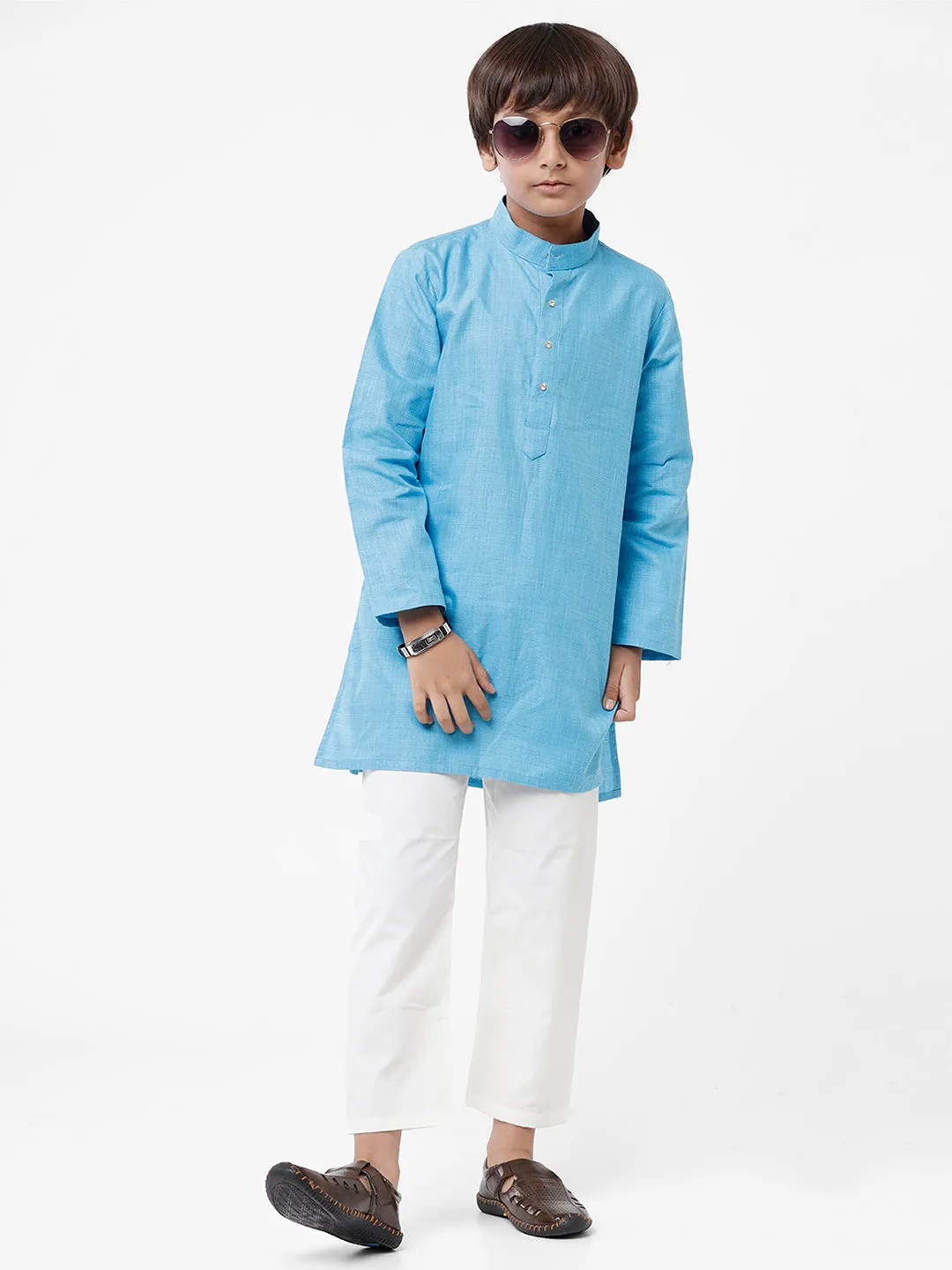 Boys Kurta  Pyjama Set Blue