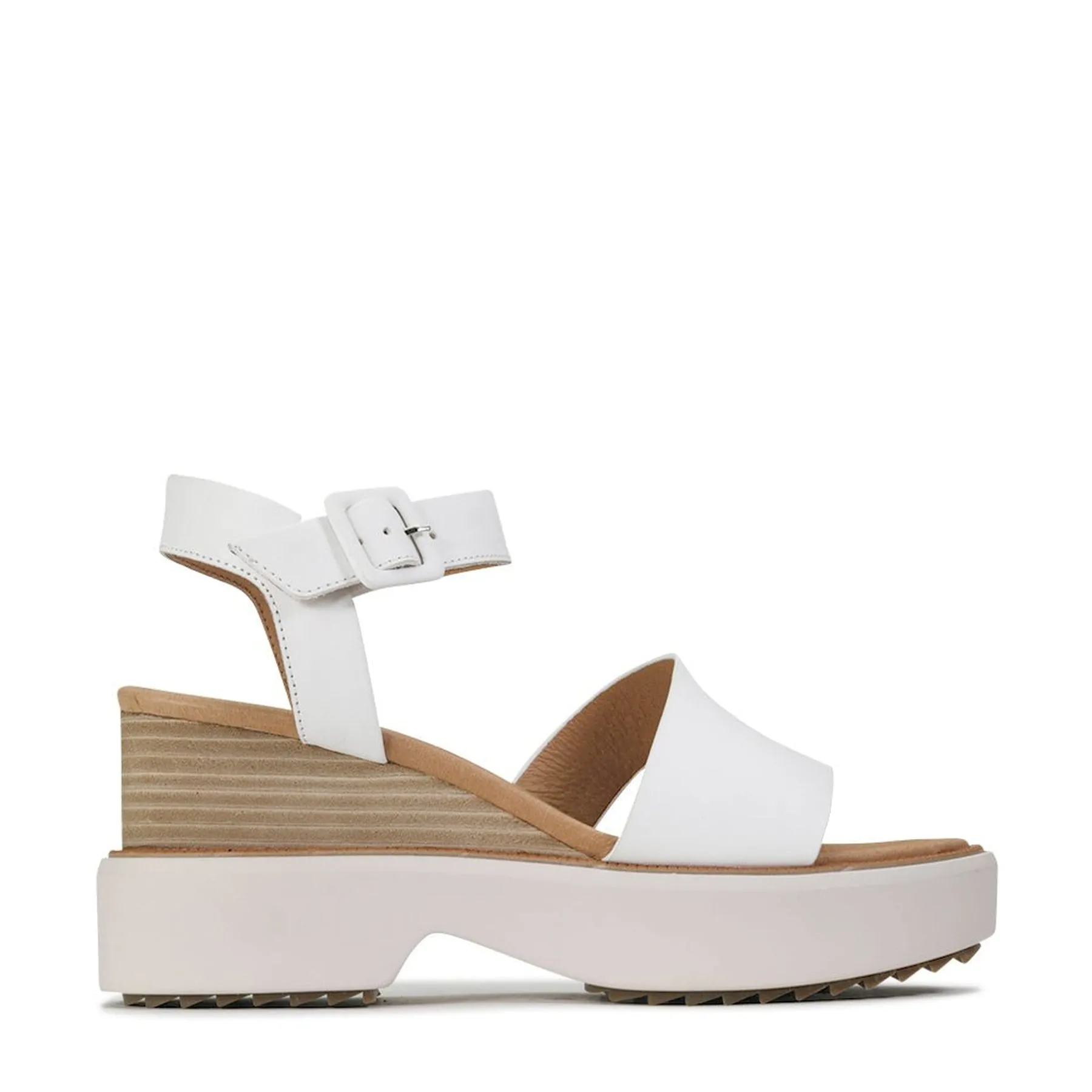 BROOKE LEATHER WEDGE SANDAL